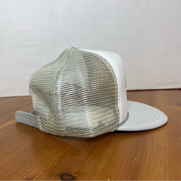 Vintage 80s Pacific Bell SnapBack Rope Trucker Hat Cap Mesh Pro 7 Tech. - Picture 3 of 10